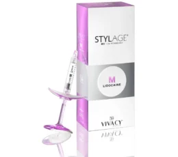 Stylage M Lidocaine 2×1 ml — VIVACY dermal filler with hyaluronic acid and lidocaine